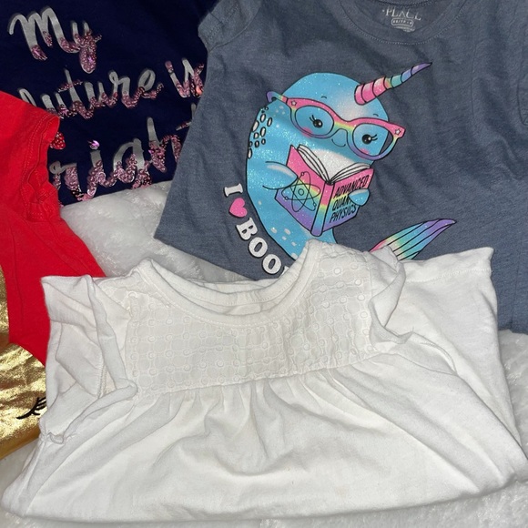 Toddler girl shirts lot of 4 size 4 4T - Picture 2 of 5